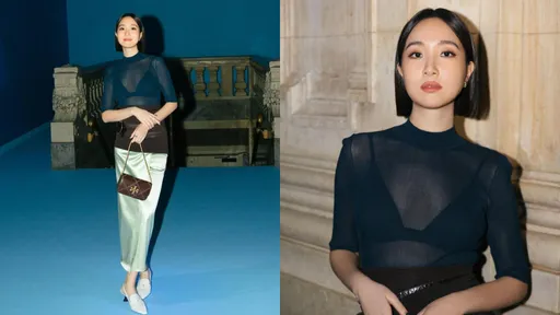 楊祐寧孕妻拋夫飛紐約看秀 透視裝身材全見網友驚呼「肚子呢」