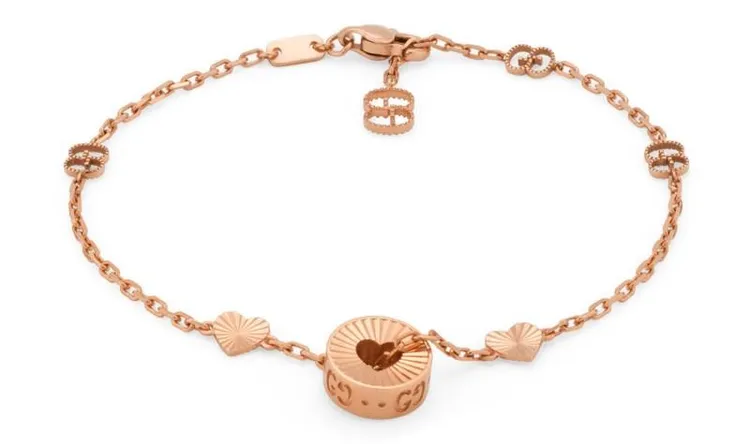 Icon心形細節手鍊，7萬7800元。品牌提供