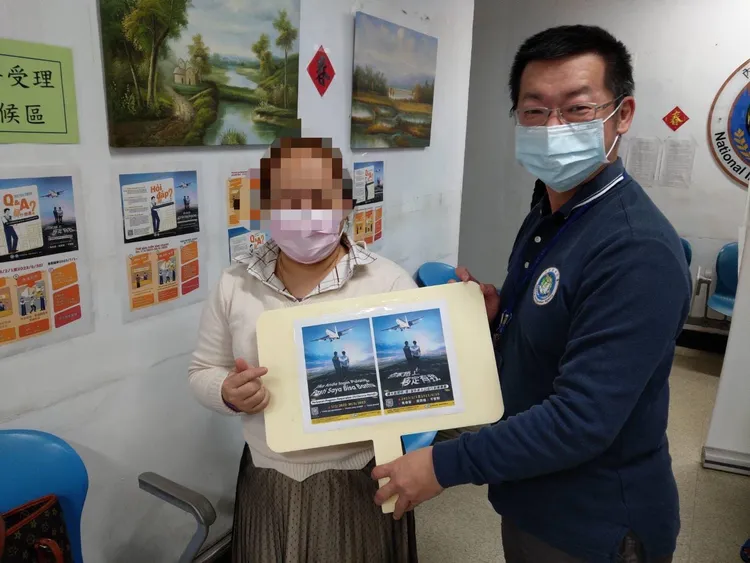 專案推出後，台南專勤隊每天都有失聯移工來報到。專勤隊提供