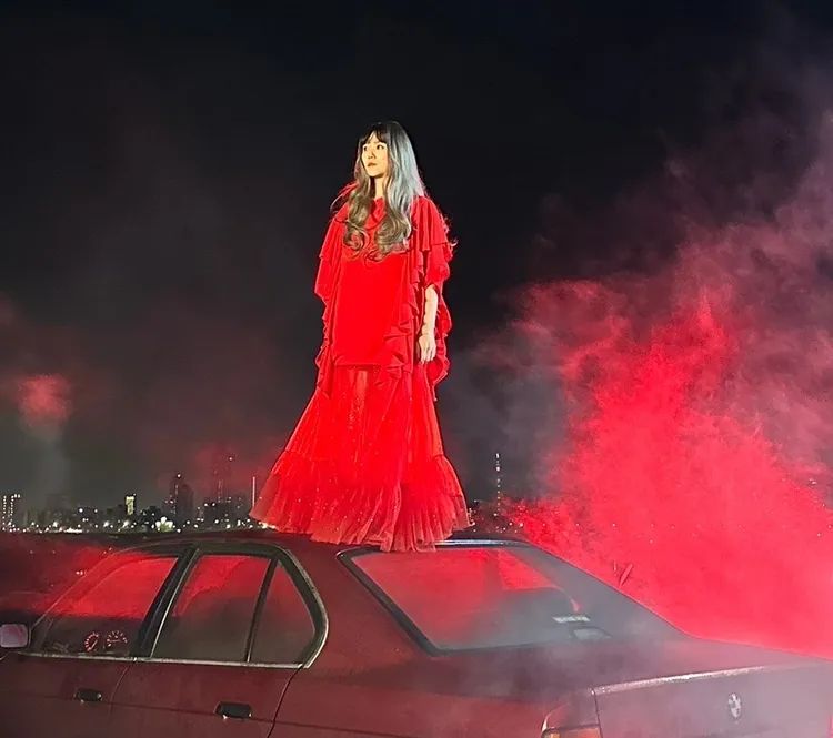 曹雅雯鬼模樣讓人看了不寒而慄。好聞國際事業有限公司提供