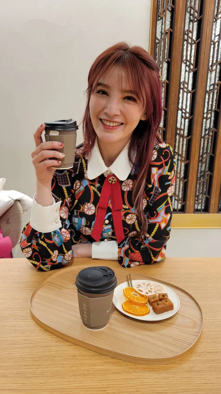 在雪花秀喝下午茶。江泳錡提供