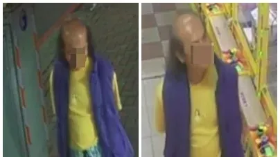 詹男行竊過程全被監視拍下。翻攝臉書社團左營楠梓人文社交圈