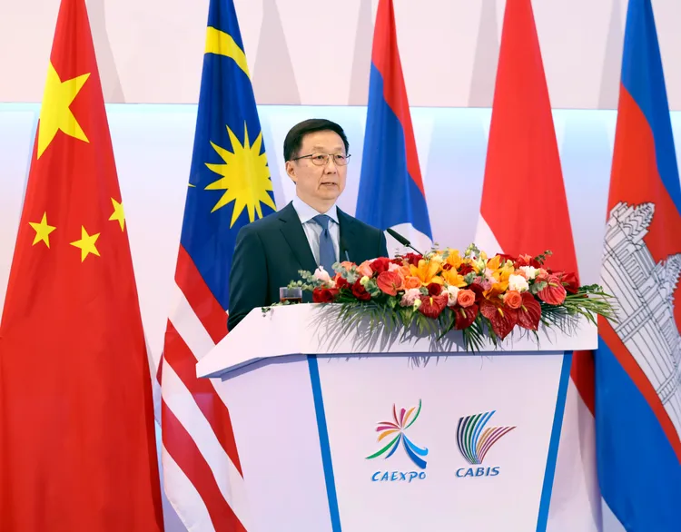 韓正可能擔任國家副主席。新華社資料照片