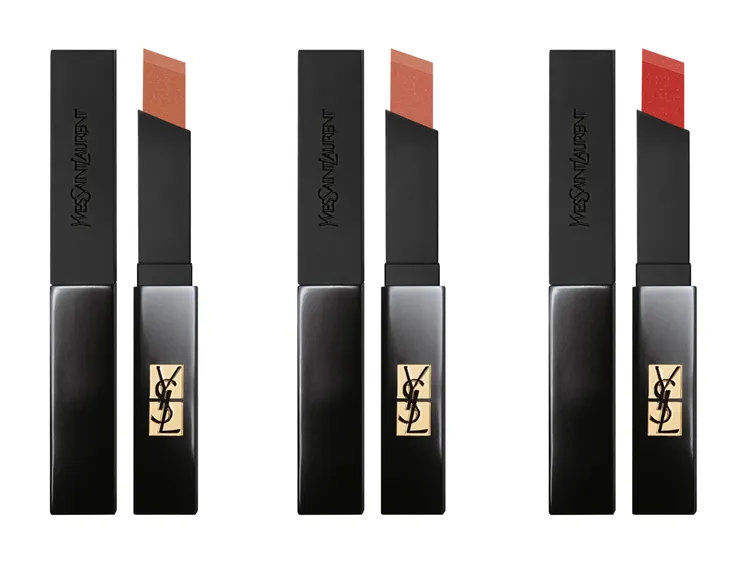 奢華緞面絨霧唇膏（左至右）#316、#317、#318，各1550元。張家玲攝