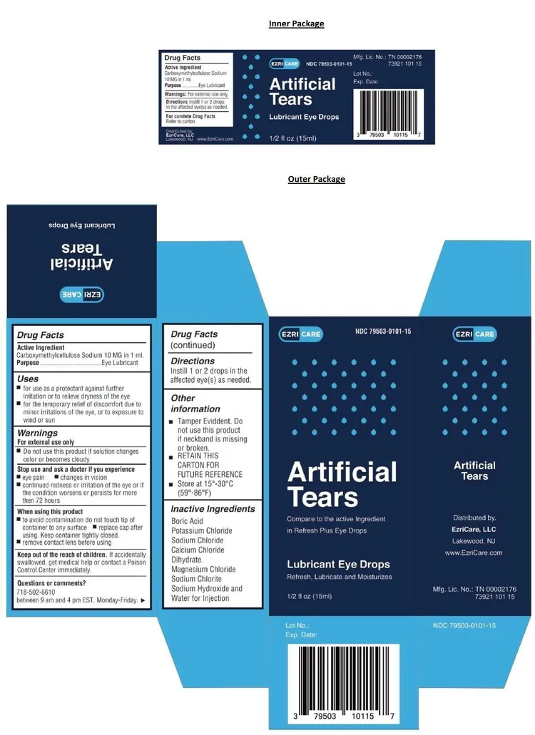 EzriCare人工淚液包裝圖案。翻攝官網
