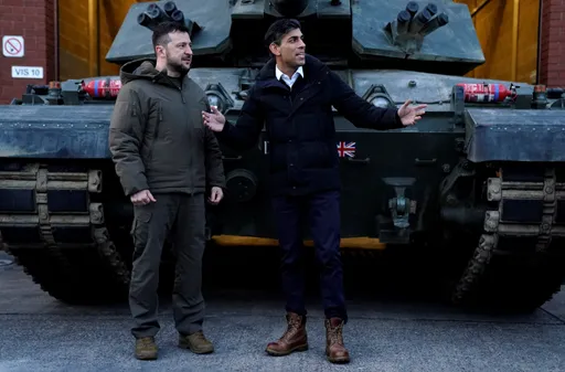 苏纳克不排除提供乌克兰战机　首相府称国防部已接获指示研议方案