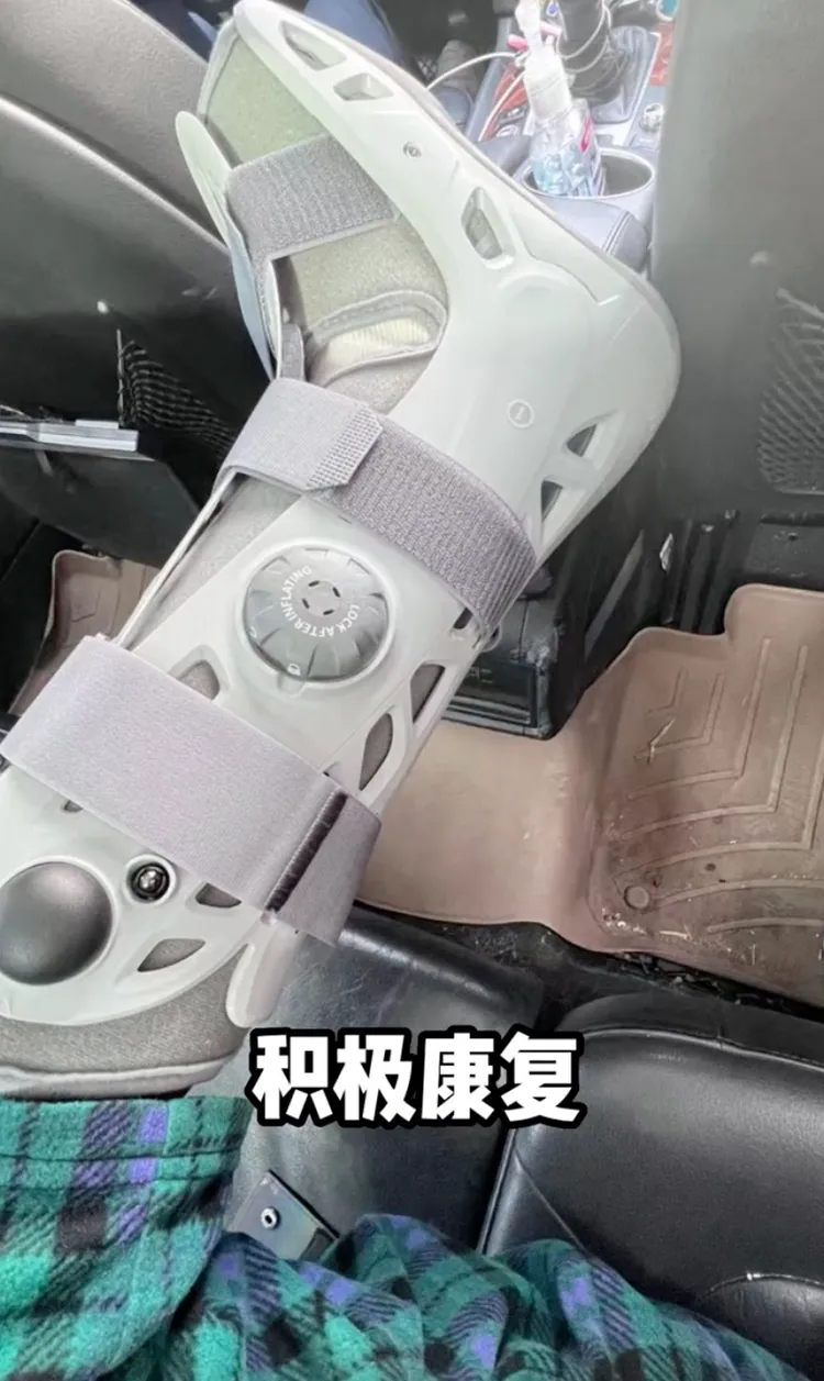 陳學冬積極復健腳傷。翻攝陳學冬抖音