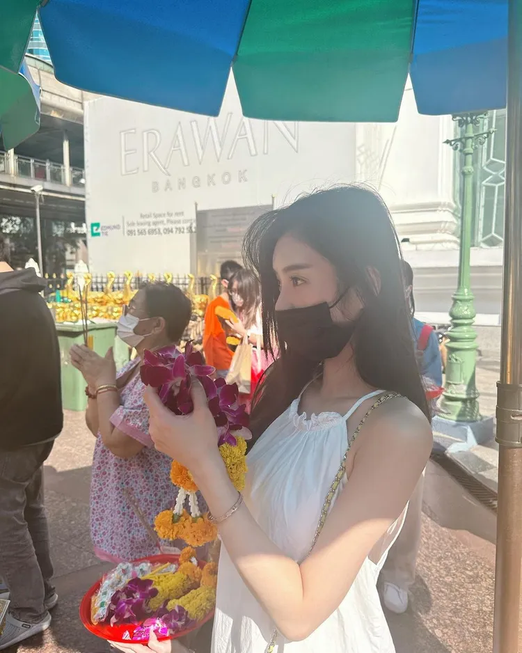 安于晴（圖）日前赴泰旅遊，遭警勒索。翻攝安于晴IG