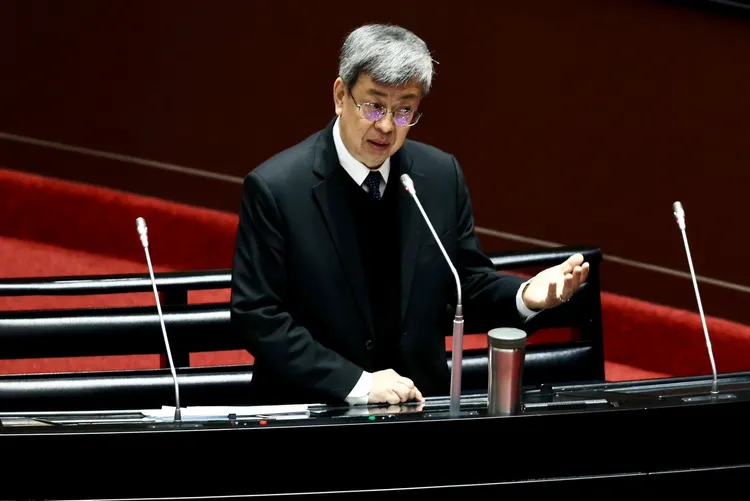 陳建仁說尊重司法及監察調查。林林攝