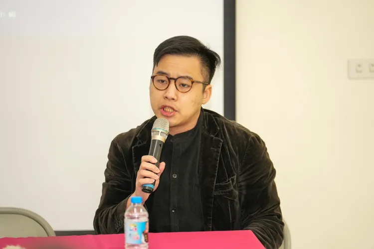 林家興批評蔡培慧食安立場變變變。國民黨南投縣黨部提供