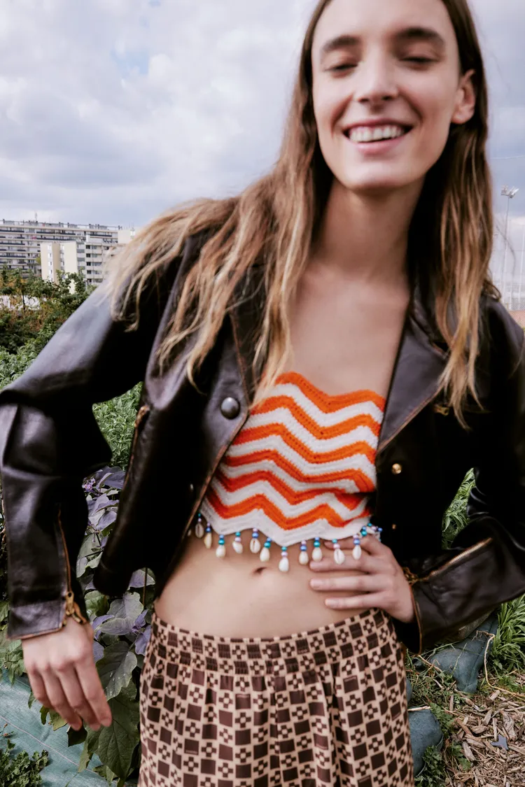 SANDRO春夏女裝系列以都會嬉皮為概念衍生。品牌提供