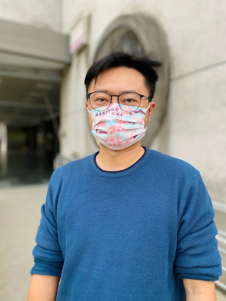 阿勲說，確定疫情沒有「牙」起來，才會自我解禁。王志弘攝