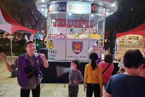 北市警與警廣現場連線 互動式宣導!提醒行人穿越馬路需知