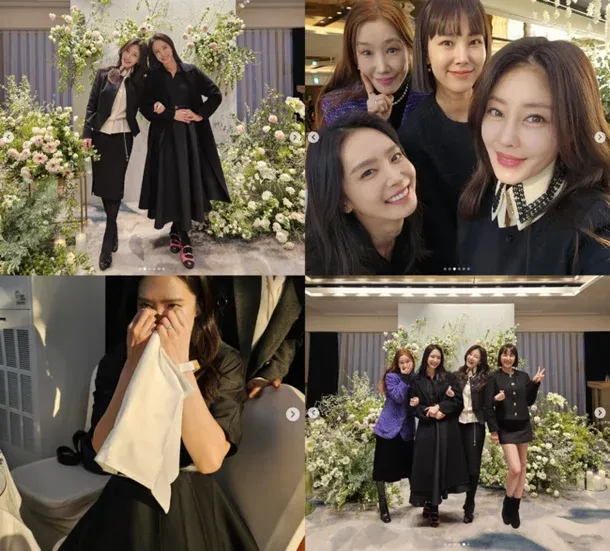 Jewelry隊友齊聚一堂，開心參加徐仁英婚禮。翻攝IG