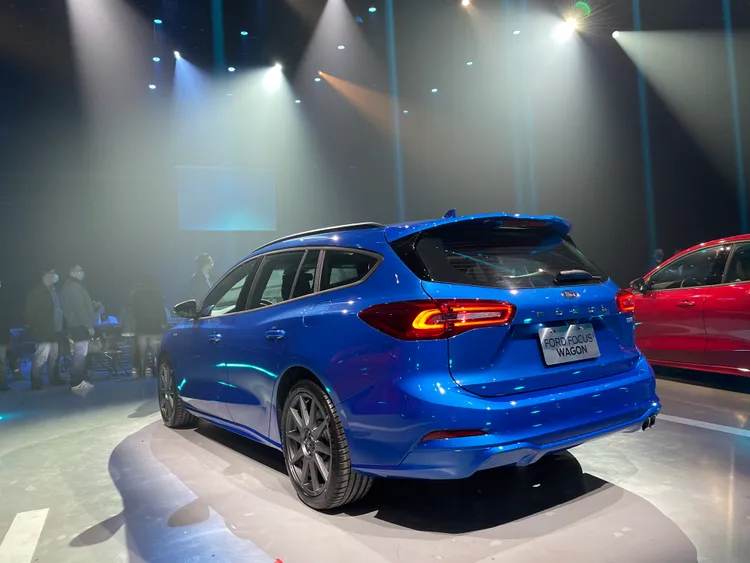 Focus Vignale旗艦車系亦推出全新荒島藍（Desert Island Blue）專屬車色。林浩昇攝