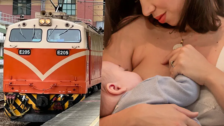 右為餵母奶示意圖。翻攝自pexels