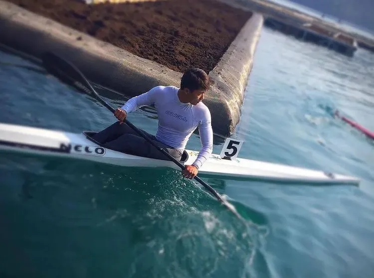 龍舟天菜陳俞安。翻攝陳俞安臉書