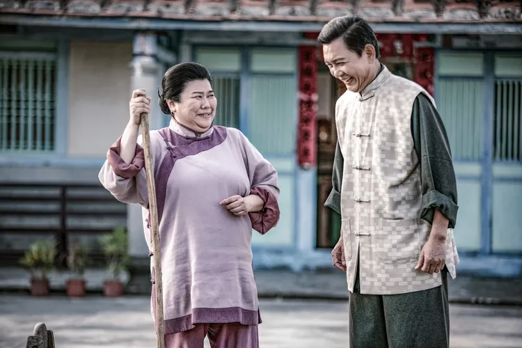 大姨林美秀（左）登場。公視提供