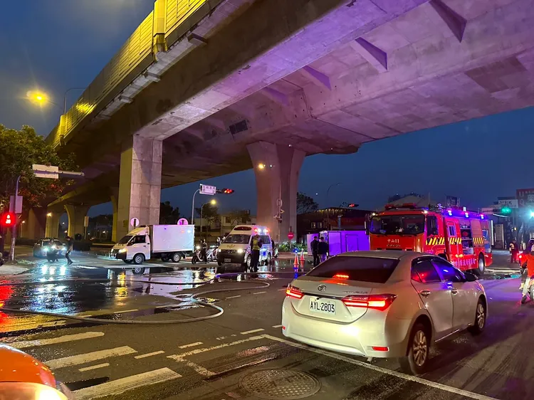 事故發生在太平區中山路與環中路口。民眾提供