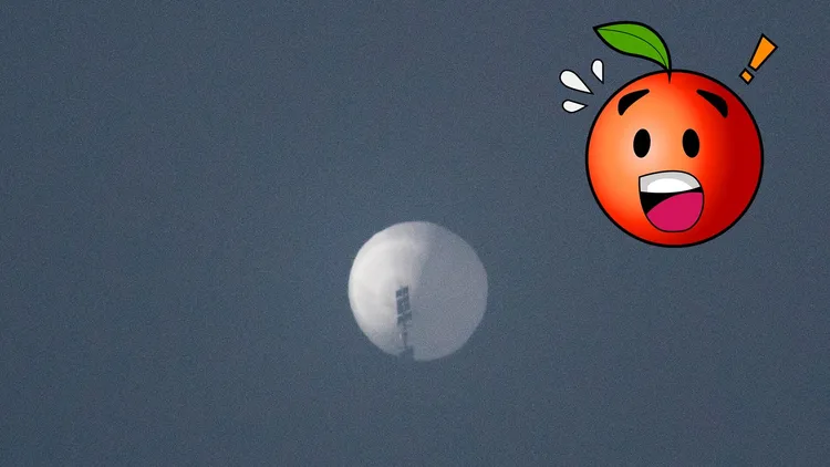 美洲上空發現第2顆中國偵察氣球。圖為1日在美國蒙大拿州的中國氣球。路透社