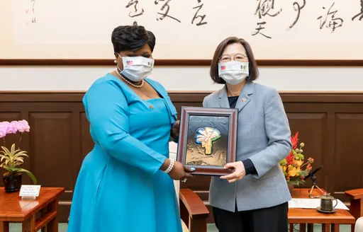 接見聖文森國女外長 蔡英文盼雙邊關係再深化