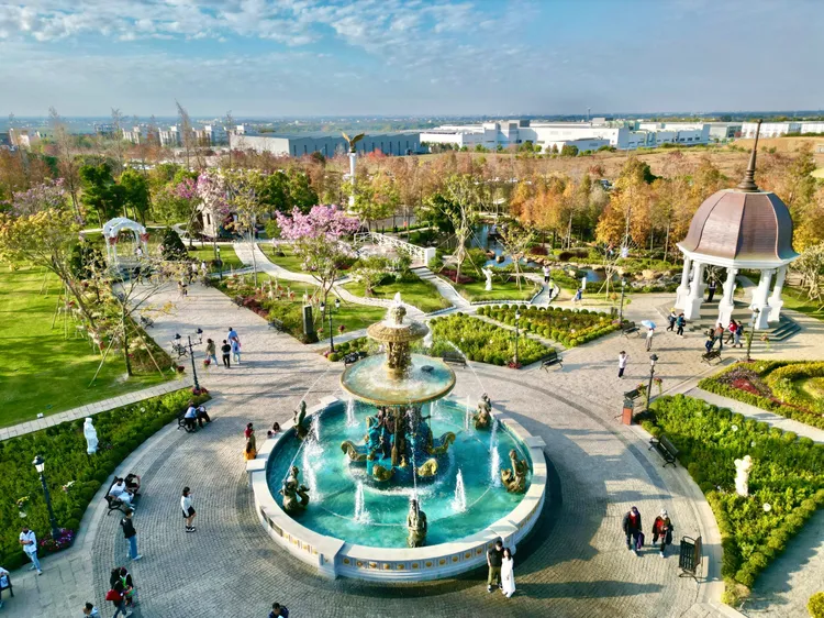 佐登妮絲城堡散發濃濃異國氣息。嘉縣府提供