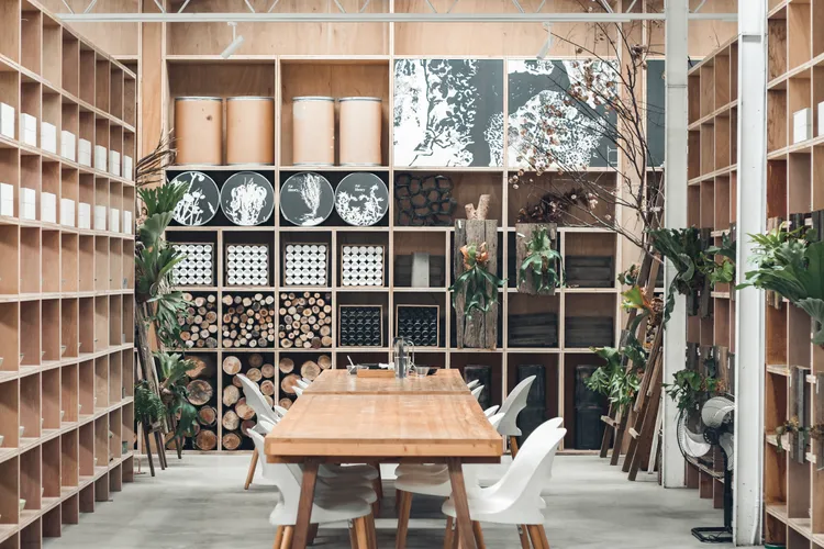 空氣圖書館沒有藏書，仍散發滿滿文青感。嘉縣府提供