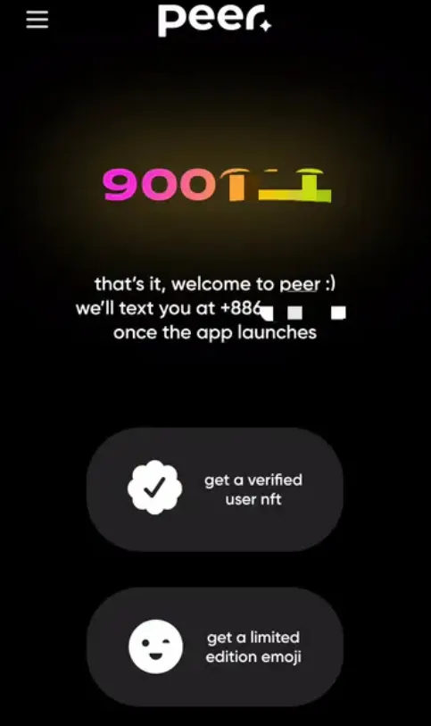 有網友已搶先註冊成功，就等程式上架。翻攝自Peer