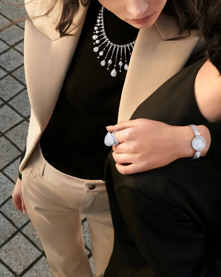 Serpent Bohème Solarité系列鑽石項鍊，328萬元。品牌提供