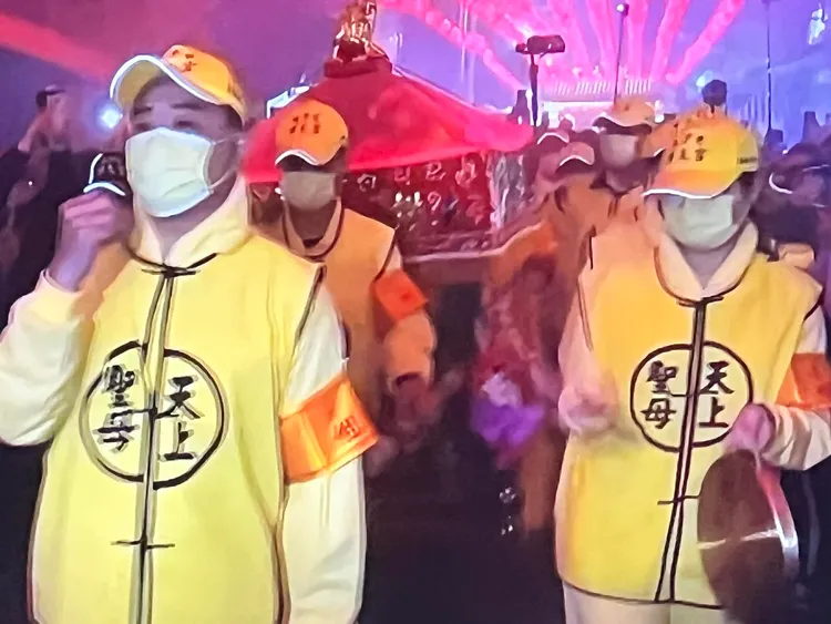 白沙屯媽祖婆今天凌晨起駕，展開9天8夜進香活動。翻攝林茂賢臉書