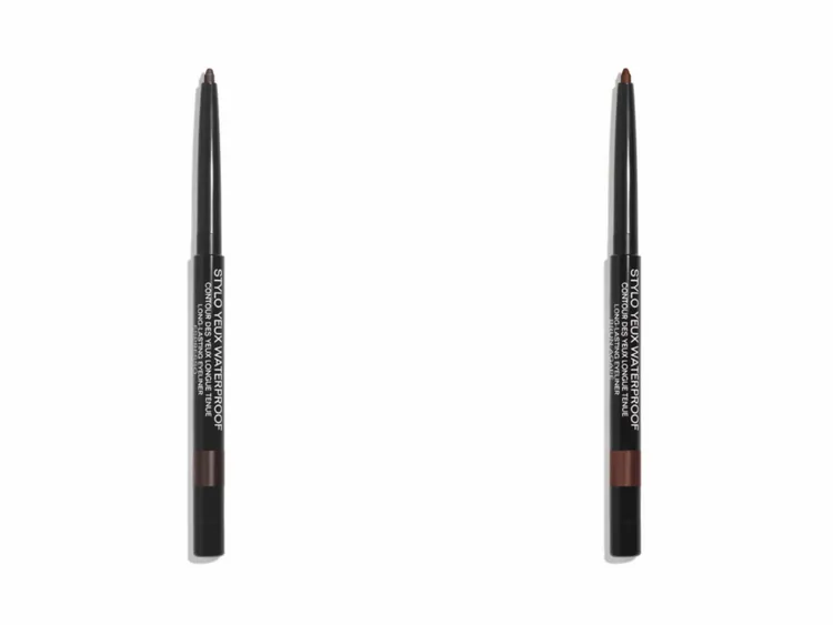 香奈兒絲柔恆采眼線筆#36酒紅（左）、#928愛戀（右），各950元。品牌提供