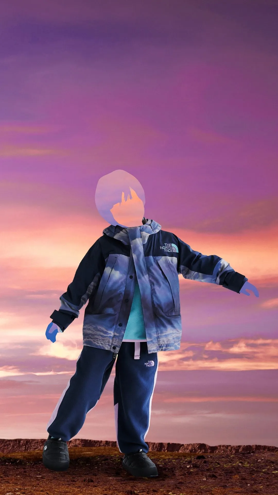 The North Face x CLOT聯名系列同時推出童裝,讓一家大小同穿。品牌提供