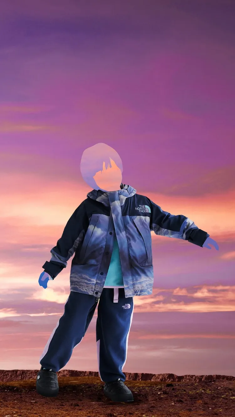 The North Face x CLOT聯名系列同時推出童裝，讓一家大小同穿。品牌提供