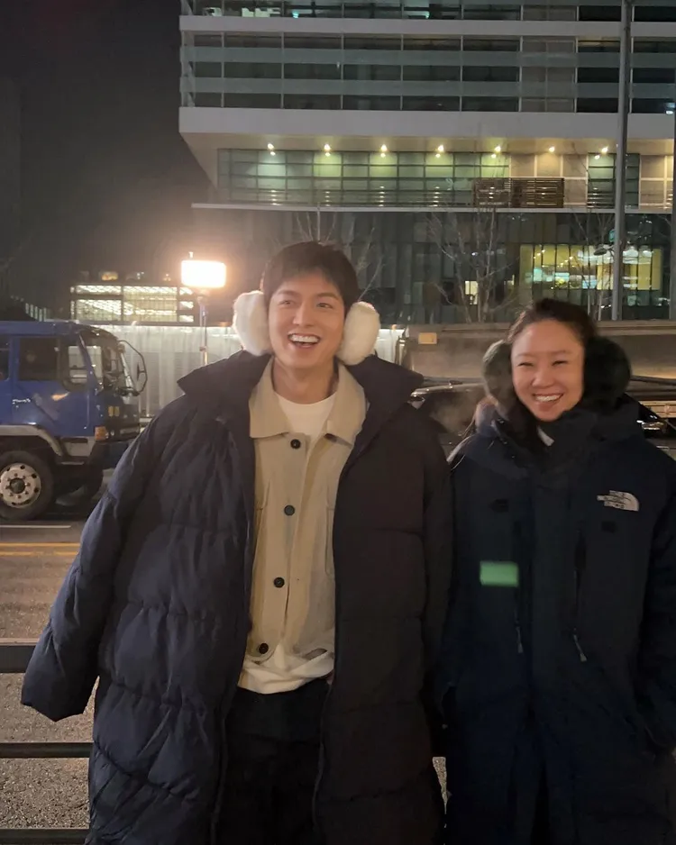 李敏鎬不只1次在IG上曬出和孔孝真（右）的好交情。翻攝actorleeminho IG