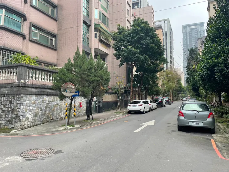 施姓男童行經中央三街時遭一對男女意圖擄走。民眾提供