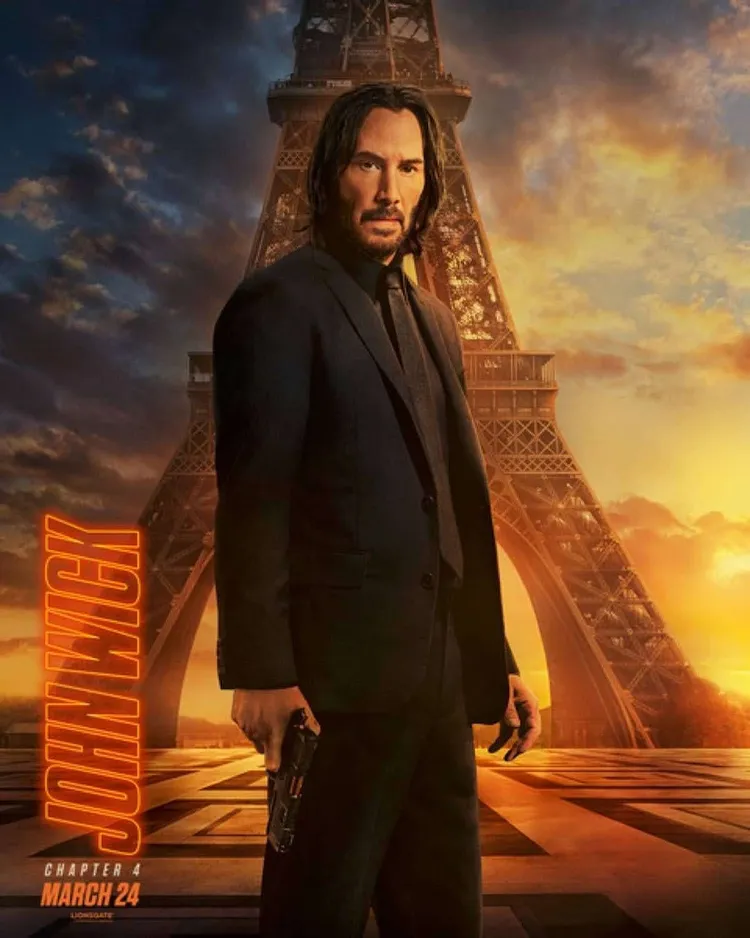 基努李維主演的最新作品《捍衛任務4》預定3月22日在台上映。@John Wick Chapter 4