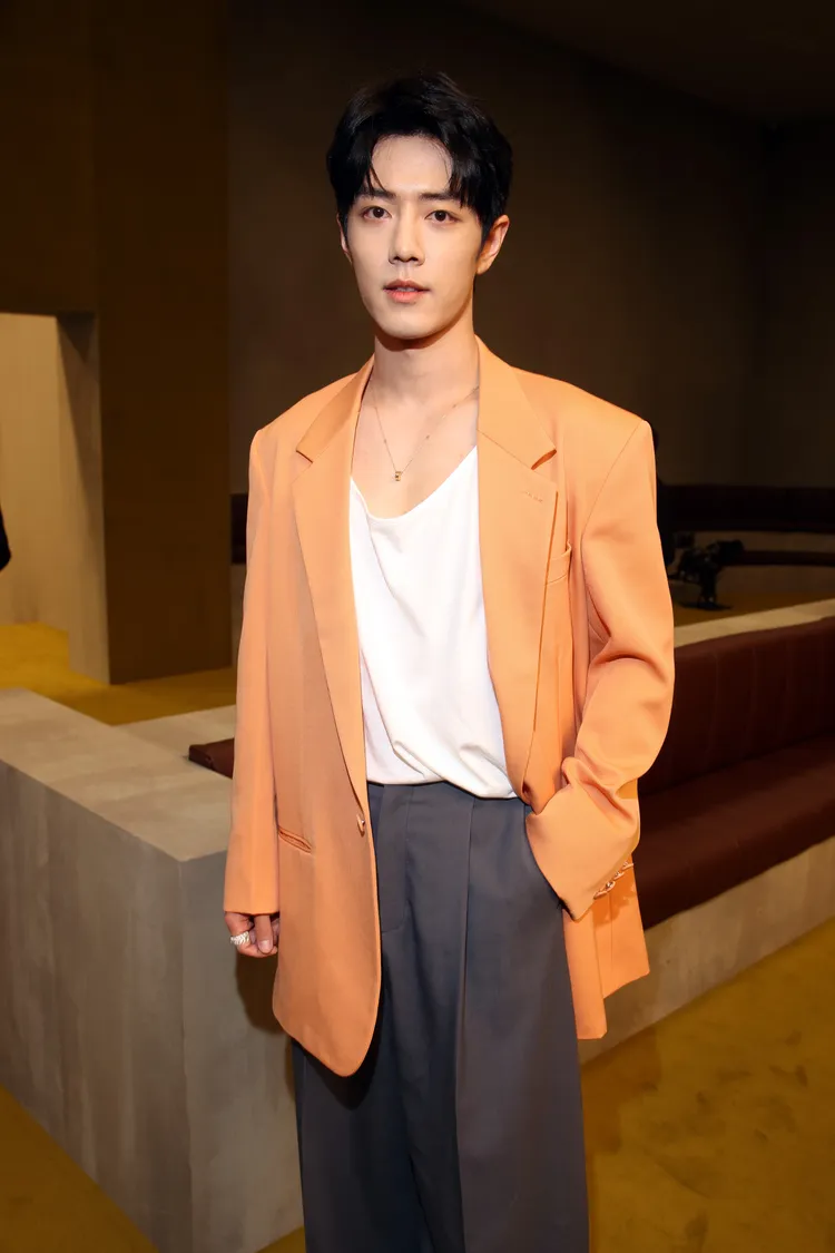 中國男星肖戰的現身，同樣為GUCCI秀場引起了不少騷動。品牌提供