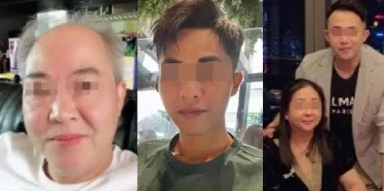 名媛蔡天鳳命案的兇嫌一家人，包括前夫父親、前夫、前夫媽媽與哥哥。翻攝Instagram