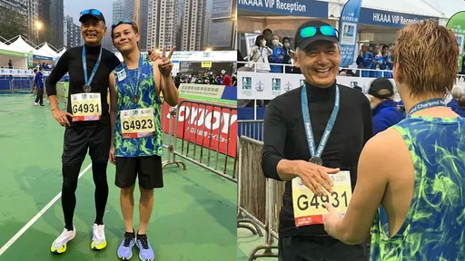 67歲周潤發挑戰10K馬拉松　驚人成績出爐吸粉絲搶合照