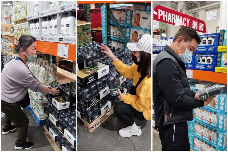 900ml兩入一組不限購，吸引大批網友前往搶購。