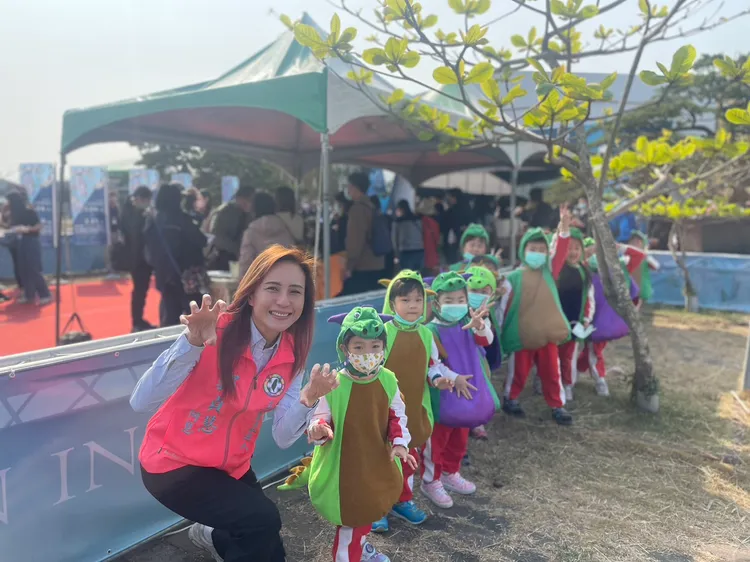 小朋友扮相可愛又吸睛。郭貞慧提供