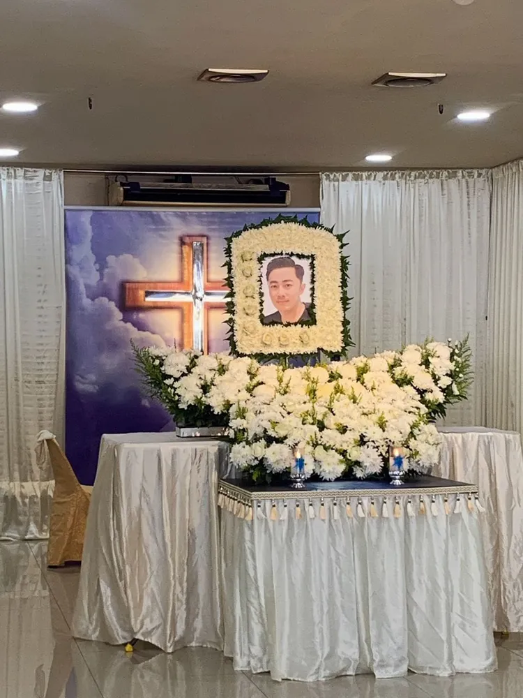 艾翔的靈堂。翻攝sandra.chai1臉書