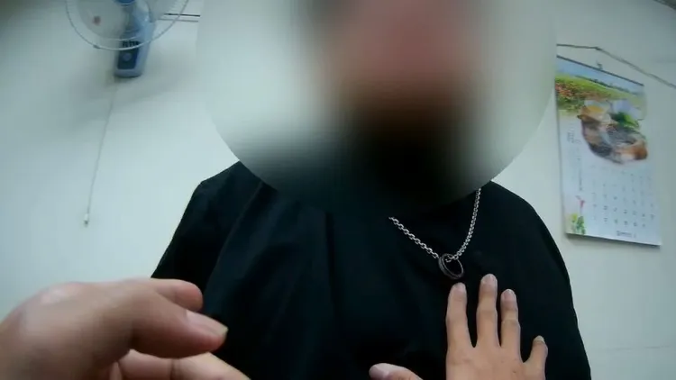 警方到場勸阻。桃園警分局提供