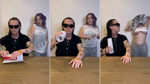 破解「可樂罐消失」魔術吸睛800萬人 因為爆乳妹子突然脫了