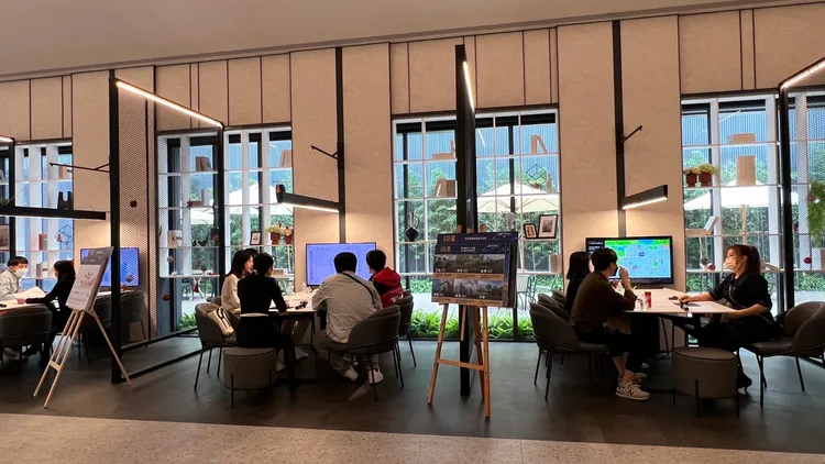 市區不少預售案如浤圃建設「浤圃巨星」每坪成交站上5字頭。葉家銘攝