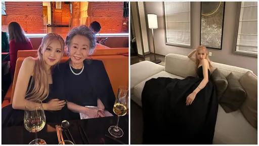 Rosé代言國寶遇奧斯卡級國寶 紐約親暱同框尹汝貞樂開懷