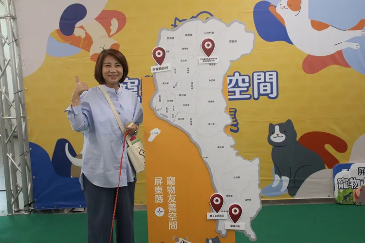 屏東縣政府擴大招募寵物友善空間。屏縣府提供