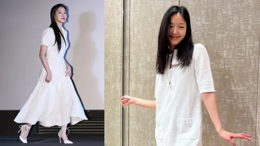 金高银准备终结单身? 白裙配义大利传奇婚鞋预演「喜事」