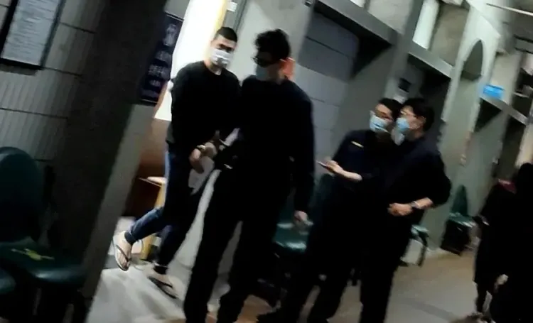 台中地院今天針對馬莎拉蒂3惡少爆打男大聲案，做出宣判﹝圖左為主嫌張敦量﹞。資料照片