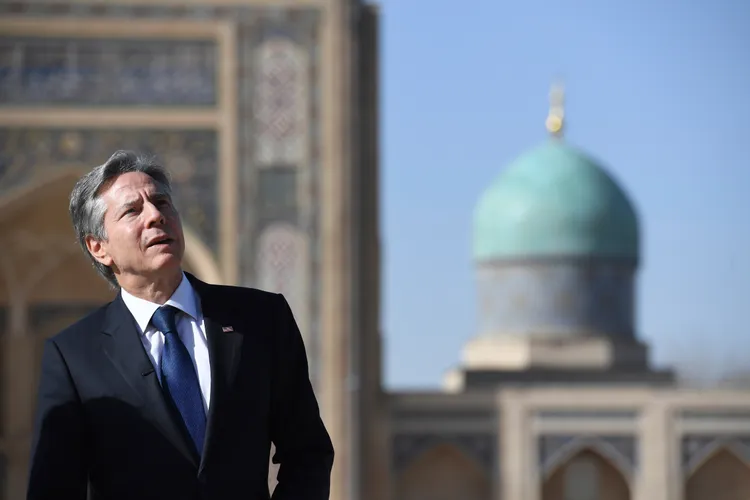 美國國務卿布林肯。美聯社